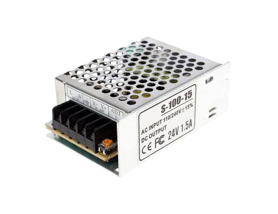 S-100-15 Metal Switch Mode Adaptör - 15V 6.7A