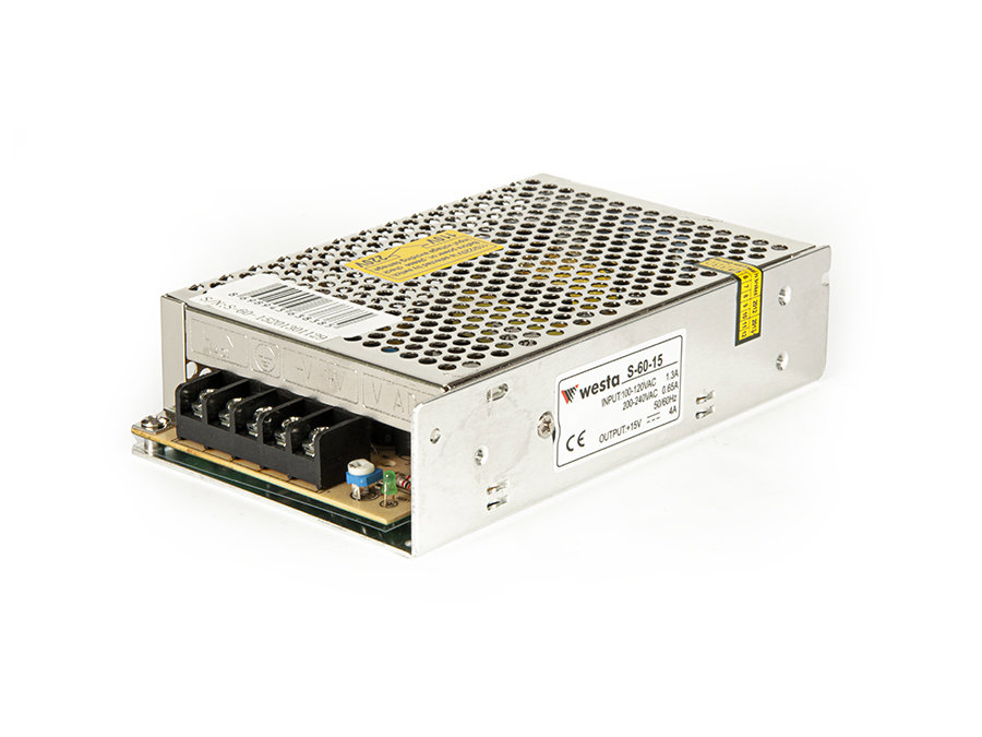 S-60-15 - Metal Switch Mode Adaptör - 15V 4A