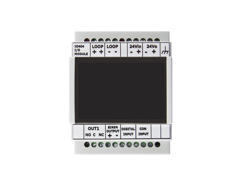 IO-404 - Adreslenebilir 4 Fonksiyonlu Seçilebilir Giriş/Çıkış Modülü