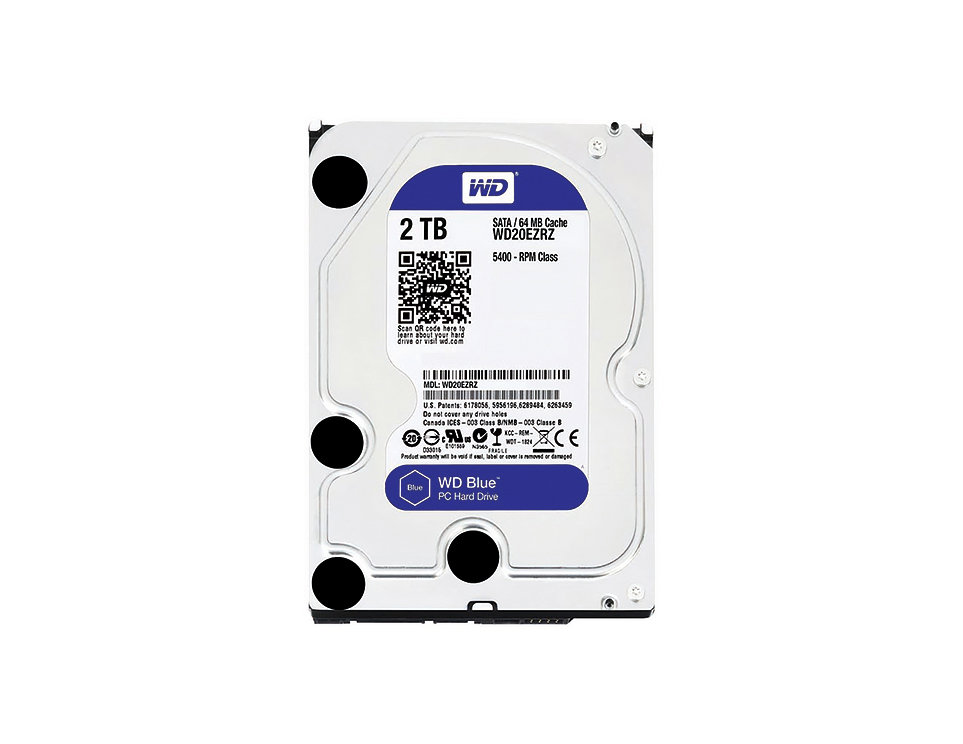 Western Digital WD20PURZ 2 TB 6Gbit/s 3.5" 64 MB SATA3