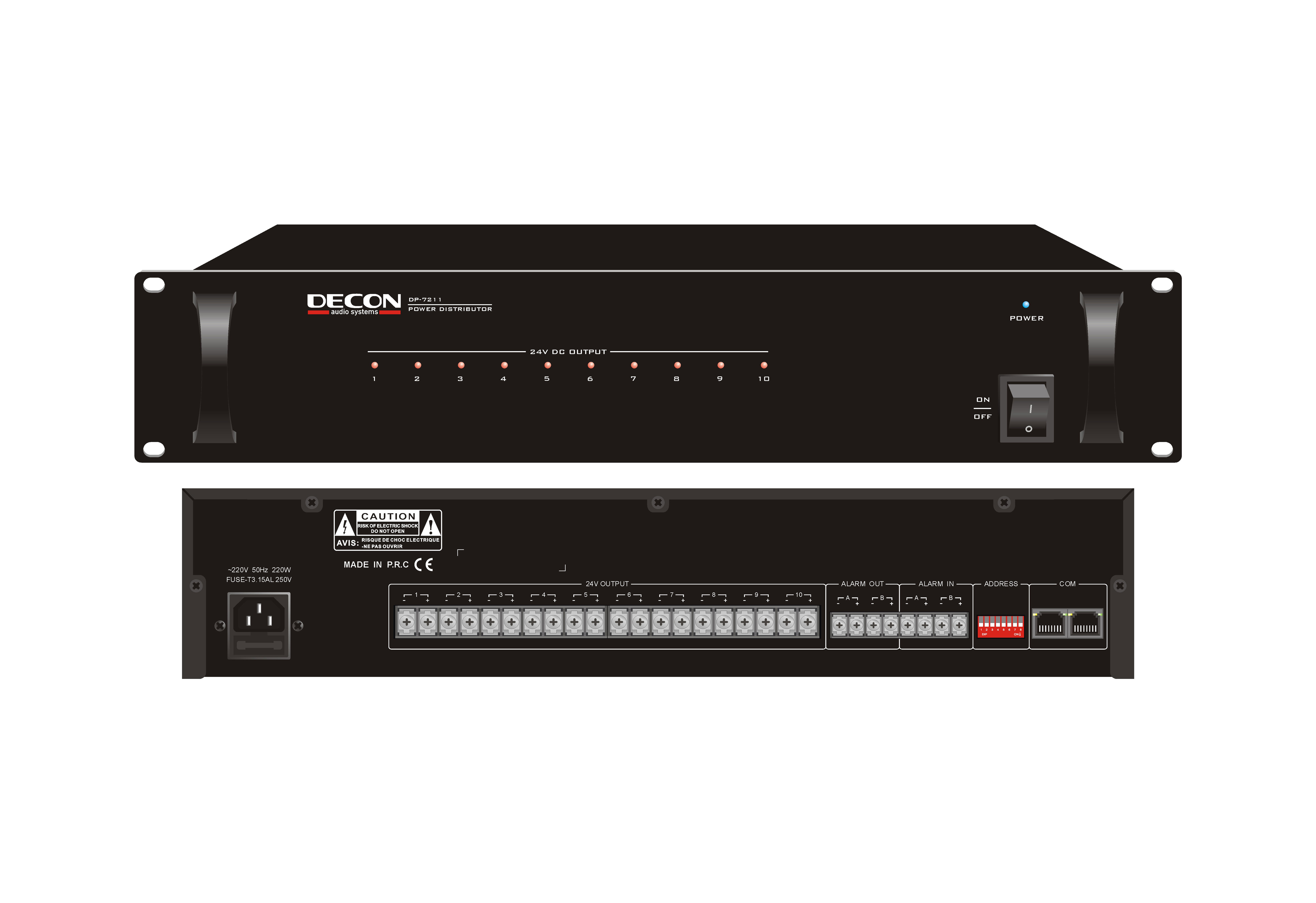 DP-7211 - 10 Kanal Röle Kontrol Modülü
