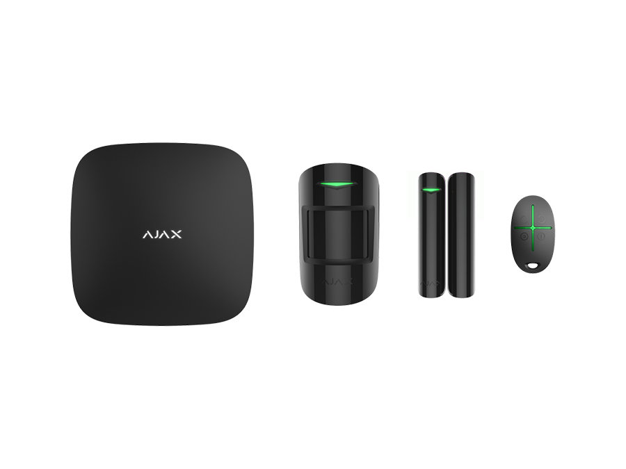 HubKit Plus / StarterKit Plus  Gelişmiş Kablosuz Alarm Kiti - SİYAH