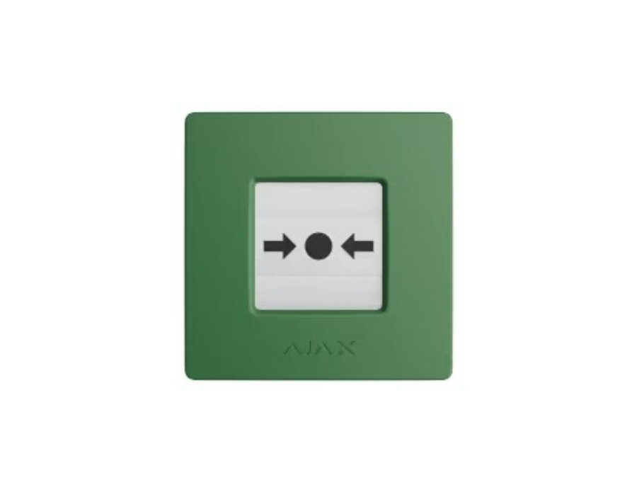 Manual Call Point Kablosuz Kırbas Buton - Yeşil