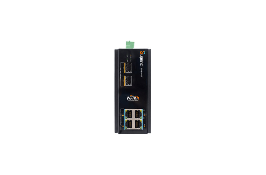 WI-SP3006F 4GE+2SFP Fiber Uplink Endüstriyel PoE Switch