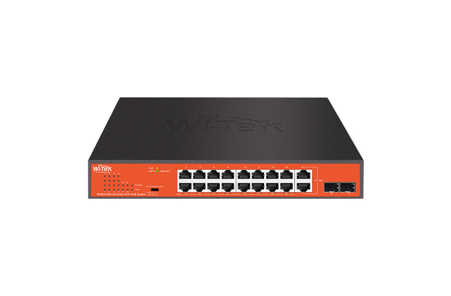 WI-PS318GFH 16GE PoE+2 Combo 185W Poe Switch