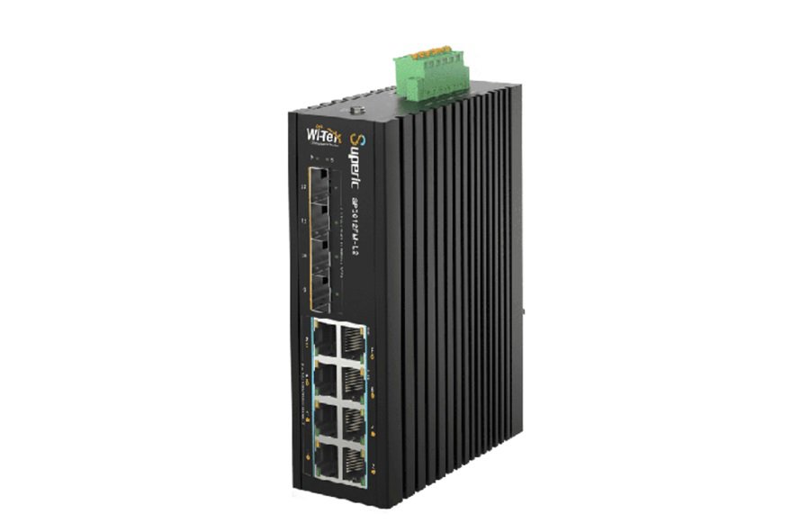 SP3012FM-L2(V2) 8 GE + 4 SFP 2.5 GE L2 Managed Endüstriyel  PoE Switch