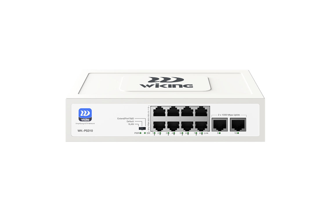 WK-PS310 8GE PoE + 2GE Uplink 75W PoE Switch