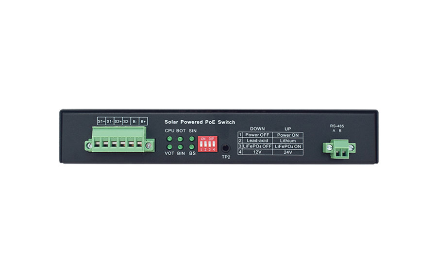 WI-PS306GF-UPS-15A V2  5*1000Mbps +1*1000Mbsp SFP Uplink  120W Solar PoE Switch
