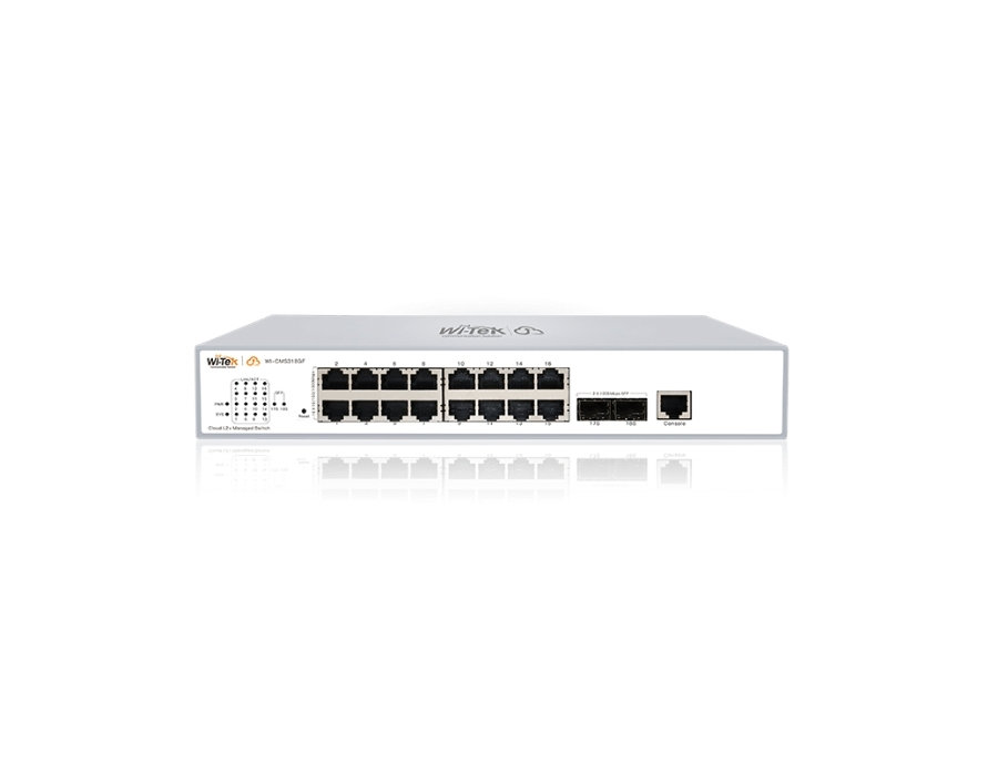 WI-CMS318GF 16GE + 2 GE SFP Uplink  Cloud L2+ Yonetilebilir Switch