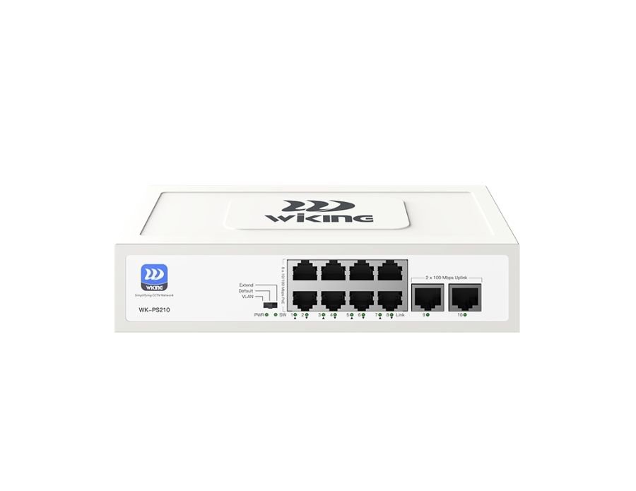 WK-PS210 V2 8 Port Megabit + 2 Port Megabit Uplink POE Switch