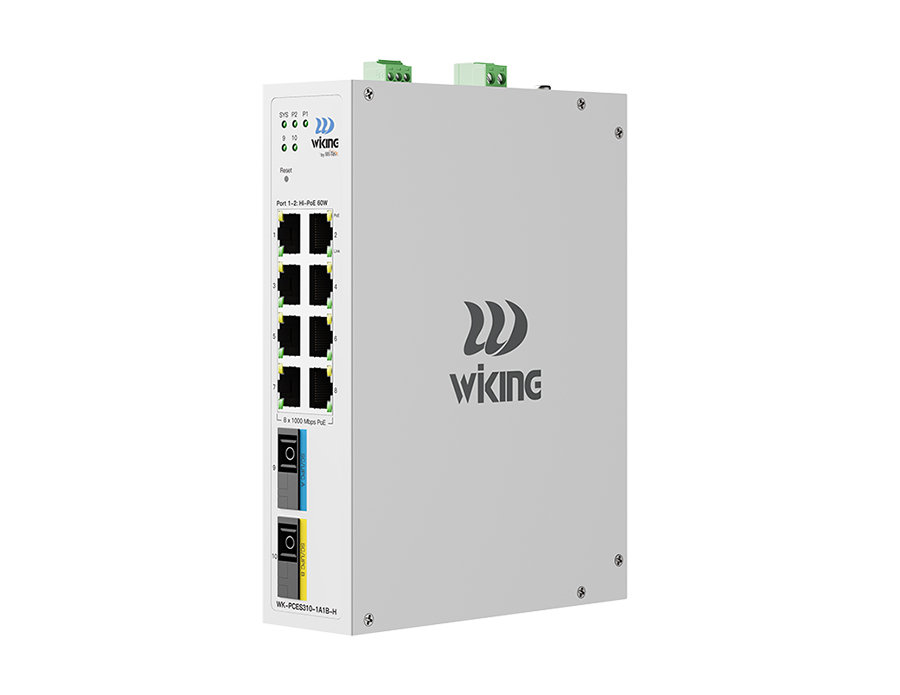 WK-PCES310-1A1B-H 8*1000Mbps 2*1.25 Gbps Cloud Easy Smart Endüstriyel Switch