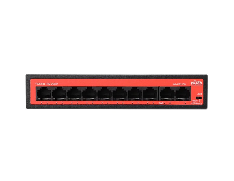 WI-PS210H V3 - 8FE+2FE 250mMCCTV+Watchdog + 65W PoE Switch