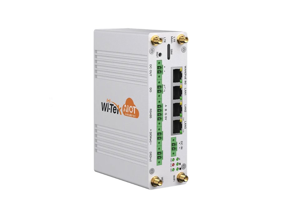 WI-IOT110 V2 1*100Mbps WAN/LAN(PoE IN) & 3*100Mbps LAN (PoE Out) port 4G Router