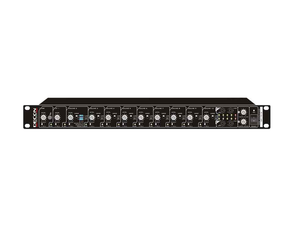 DP-101S - 12 Kanal Preamfi Mixer