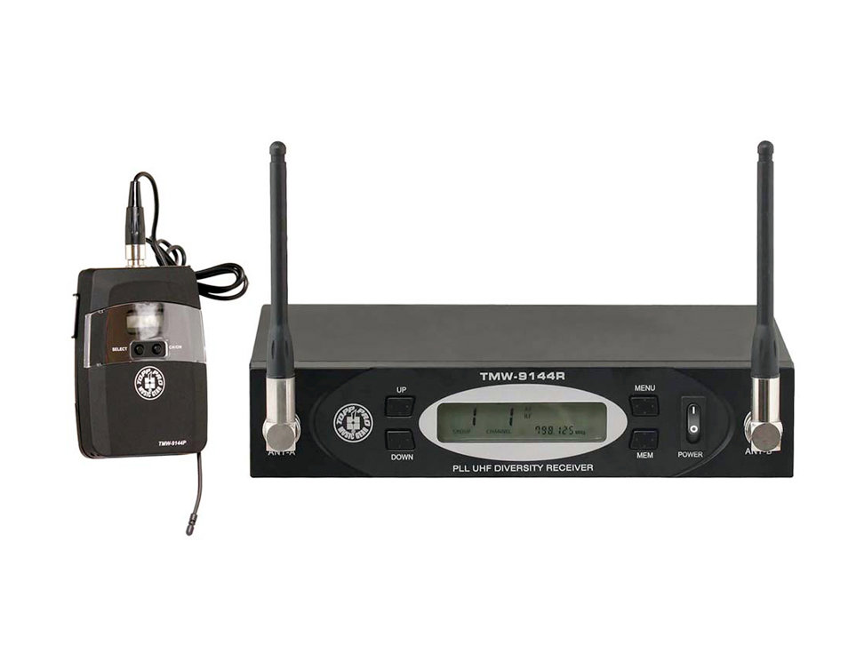 TMW-9144LTHSGT - MKII UHF Tek Kanal - 1X Headset- 1X Lavalier Mikrofon