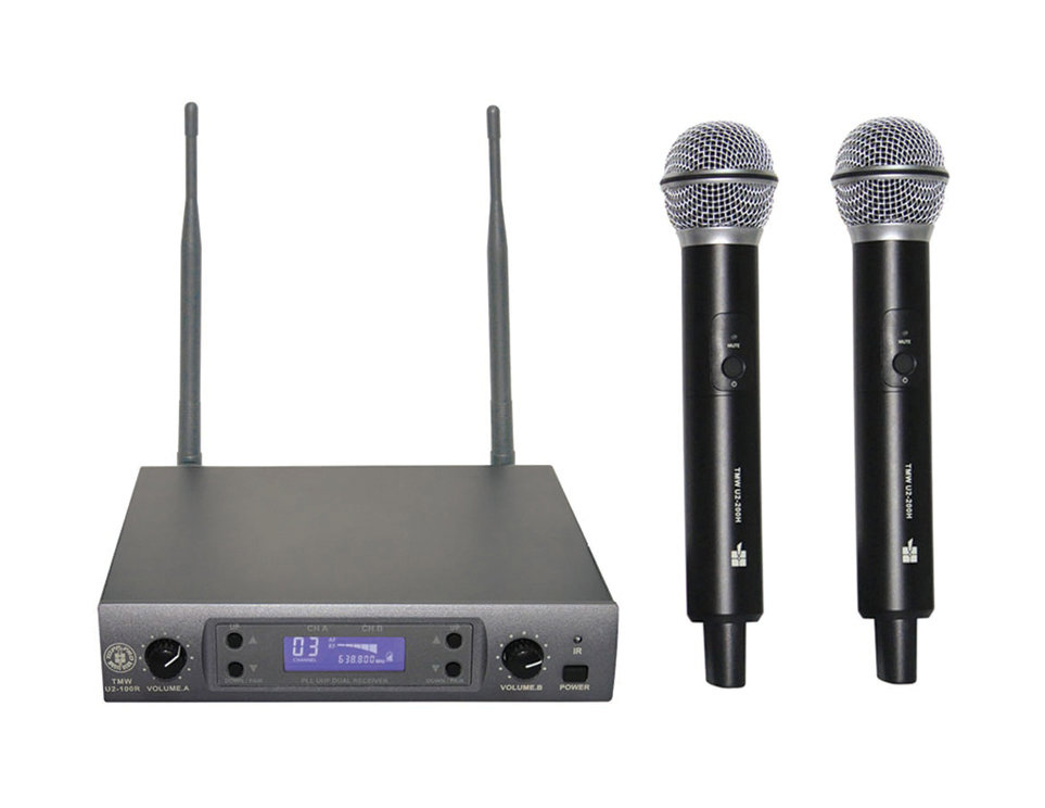TMW U2-100M - UHF 2 Kanal 2 El Telsiz Mikrofon