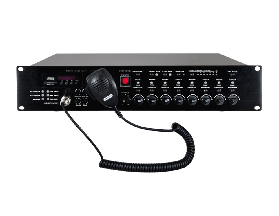 DP-8200ME - 8 Zone EVAC Sistem Genişleme Ünitesi