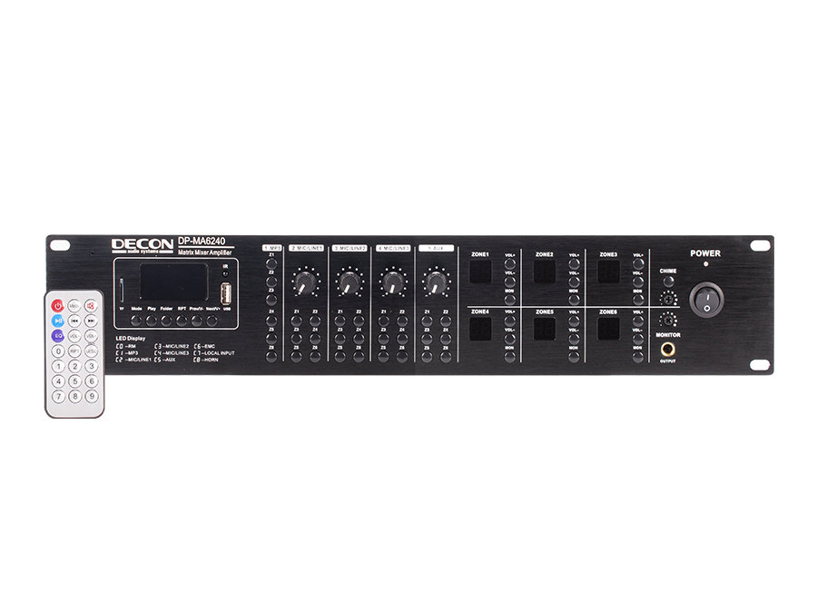DP-MA6240 6x6 Matrix Mixer Amfi