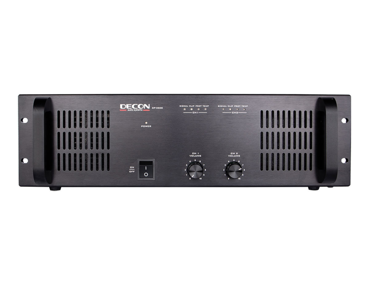 DP-2500D - 2 Kanallı 2*500W Power Amfi - D Class