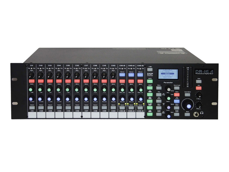 DR16.4 - 16 Kanal Profesyonel Digital Mixer