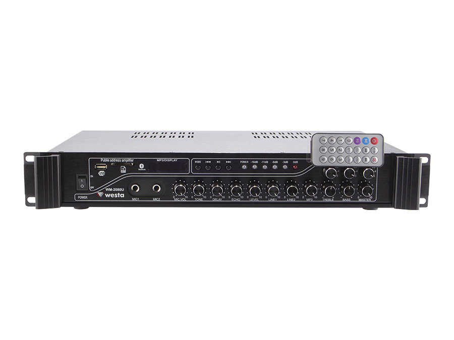WM-2080U - 3 Bölgeli 100-200W Mixer Amfi