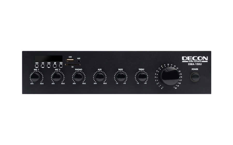 DMA-150U  150W  8 ohm/100volt 12-24DC Amplifier