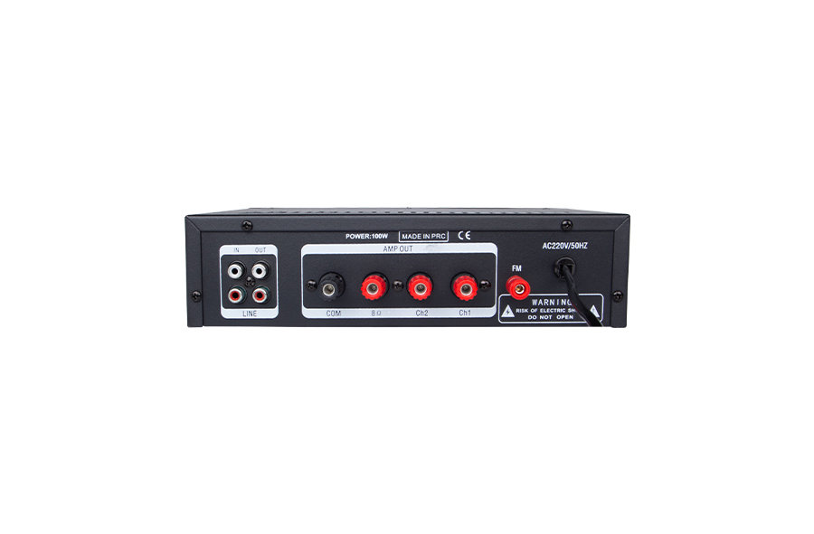 WM-605FM - 2 Bölgeli FM Radyolu 100W/100V Mixer Amfi