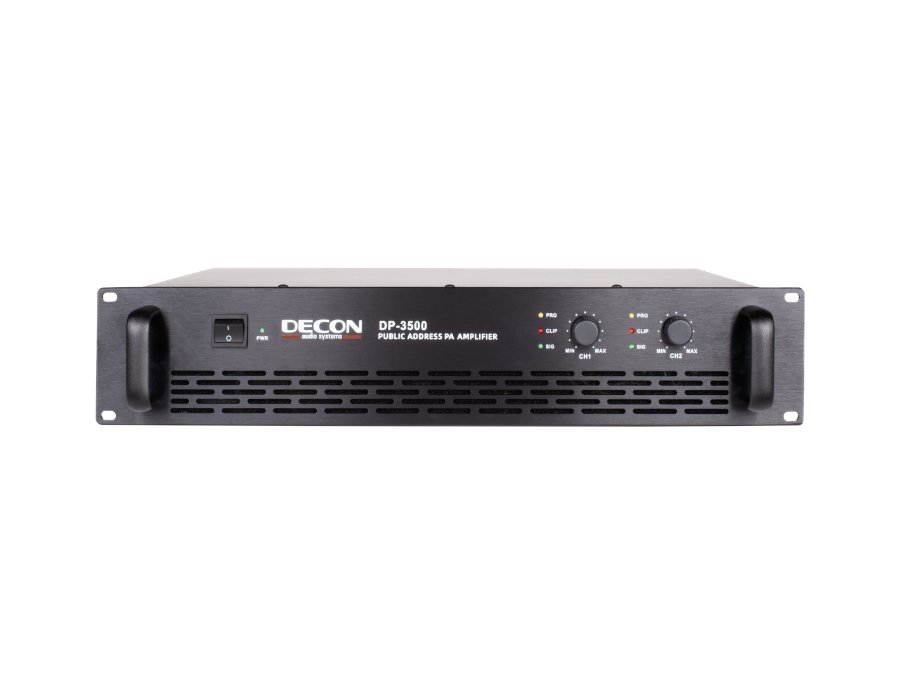 DP-3500 - 100V - 8 Ohm 2x500 Watt Power Amfi