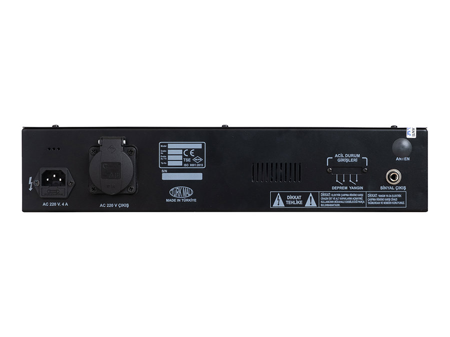 WS-207R - USB Girişli Akıllı Okul Saati Rack Tipi