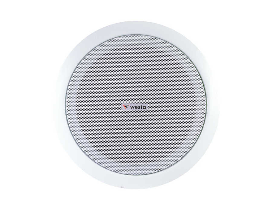 WS-2035T - 8" 30W Trafolu Alçıpan Hoparlör (Beyaz)