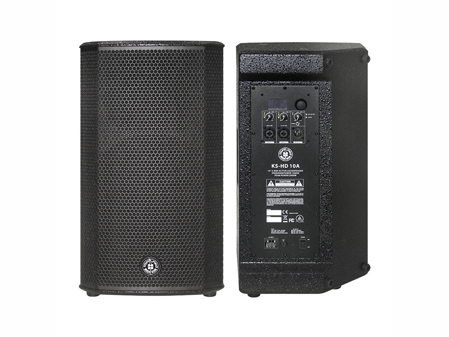 KS HD10A - 10" 2 Yollu Aktif Hoparlör - 2000/4000 Watt