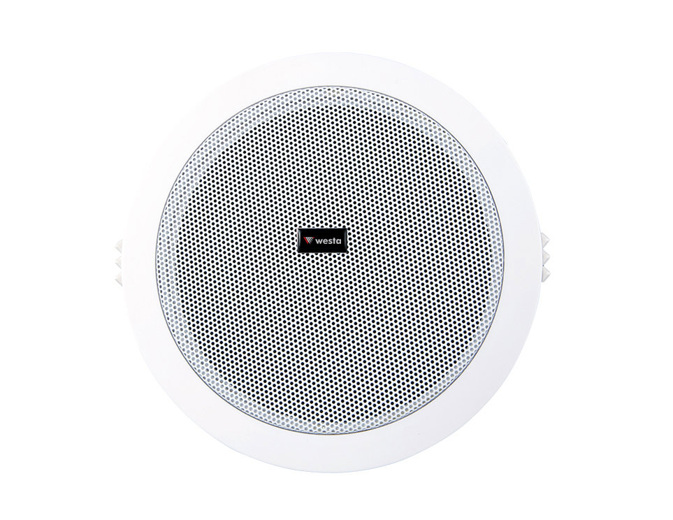 WS-1016T - 16cm 6 Watt Trafolu Alçıpan Hoparlör