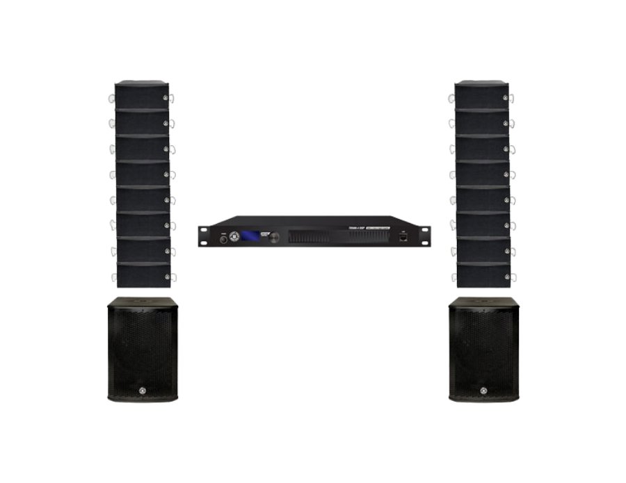 FLX3 Array speaker, 2x3" Woofer+3x0.5" tweeter, 160Watt Peak Power