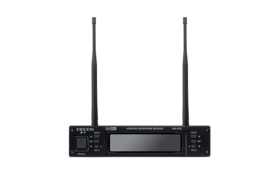 DM-402H 1 Receiver+2 Handheld Mic.