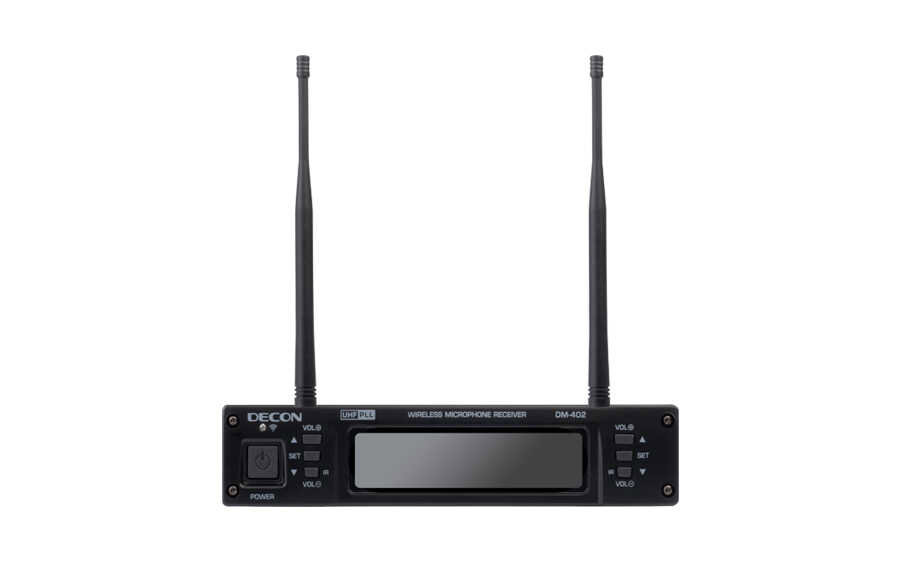 DM-402HT 1 Receiver+ 1 Handheld Mic.+ 1 Lavalier(Yaka) Mic.