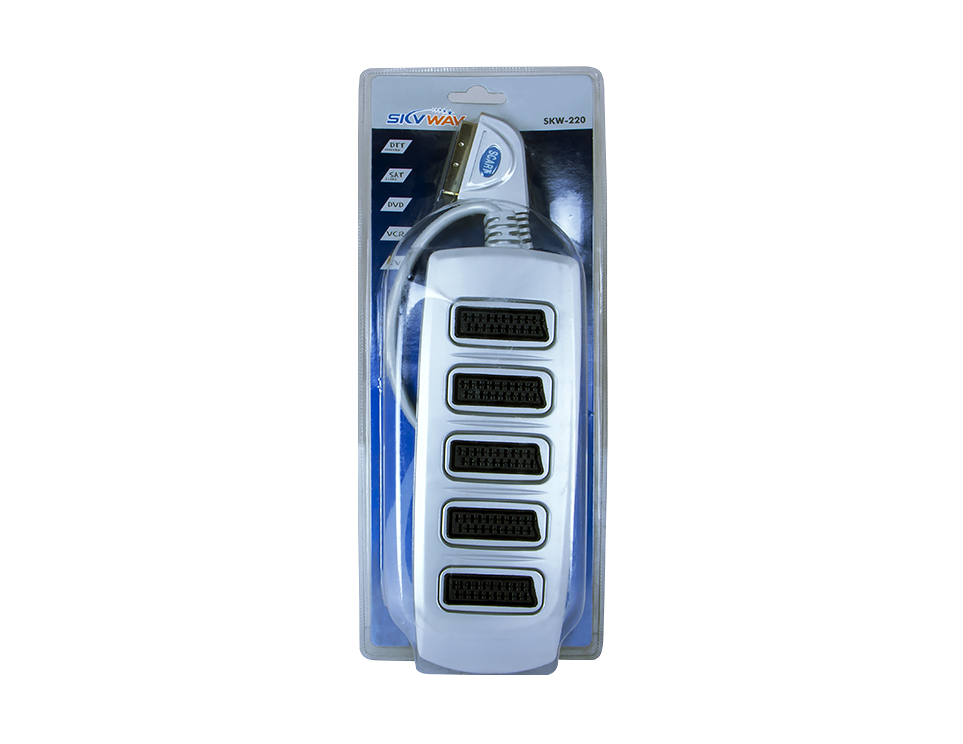 SKW-220 SCART SOCKET 5 WAY