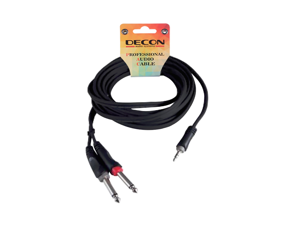 DC-130L3 Ses Kablosu 3.5S/2*6.35M,3M