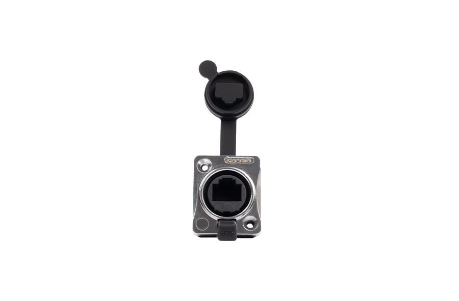 DC-540 - RJ45 Şase Tipi 8 pin kablo bağlantılı, Metal Panel, Water Proof