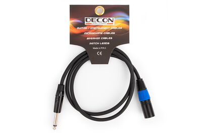 Decon - DC-210L3 - 6.3mm XLR Dişi Ses Kablosu - 3 Metre