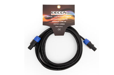 Decon - DC-220L5 - Speakon Erkek - Erkek Ses Kablosu - 5 Metre