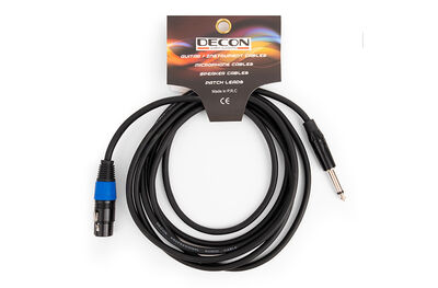 Decon - DC-230L10 - 6.3mm Mono Erkek - XLR Dişi Ses Kablosu - 10 Metre