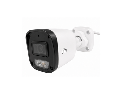 UNV - IPC2124LB-AF28-DL-EKG 4MP 2.8mm Sabit lens Smart Dual-light 30m IR Bullet Sesli IP Kamera