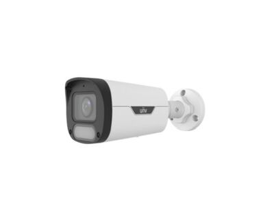 UNV - IPC2314LE-ADF28KM-WP 4MP 2.8mm Sabit Lens Color Hunter Wise-ISP Warm Light 30m IR Bullet Sesli IP Kamera