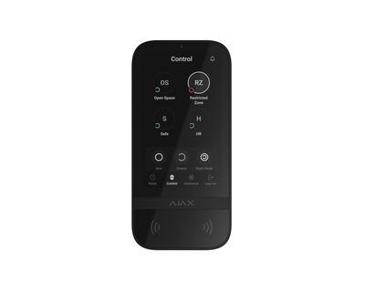 Ajax - Keypad TouchScreen Kablosuz Tuştakımı - SİYAH