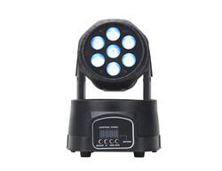 STRIKE7 80W LED Mini Moving Head 7X10 Watt - Thumbnail