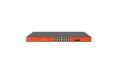 Wi-Tek - WI-PCES318GF V2 16*10/100/1000Mbps RJ45 Ports 2*1000Mbps SFP Port Cloud Easy Smart PoE Switch
