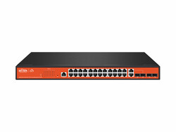 WI-PCMS328GF - 24GE+2Combo SFP+2SFP 802.3af/at Cloud L2 Managed PoE Switch - Thumbnail