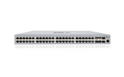 Wi-Tek - WI-PCMS554F-L3 V2 - 48 Gigabit Ethernet RJ-45 PoE+ Ports - 6 10G SFP Switch