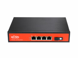 WI-PS105F - 5FE+1SC Fiber 802.3af/at PoE Switch - Thumbnail
