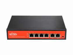 WI-PS205 - 4FE+2FE Uplink+HiPoE+250M+Watchdog +65W PoE Switch - Thumbnail